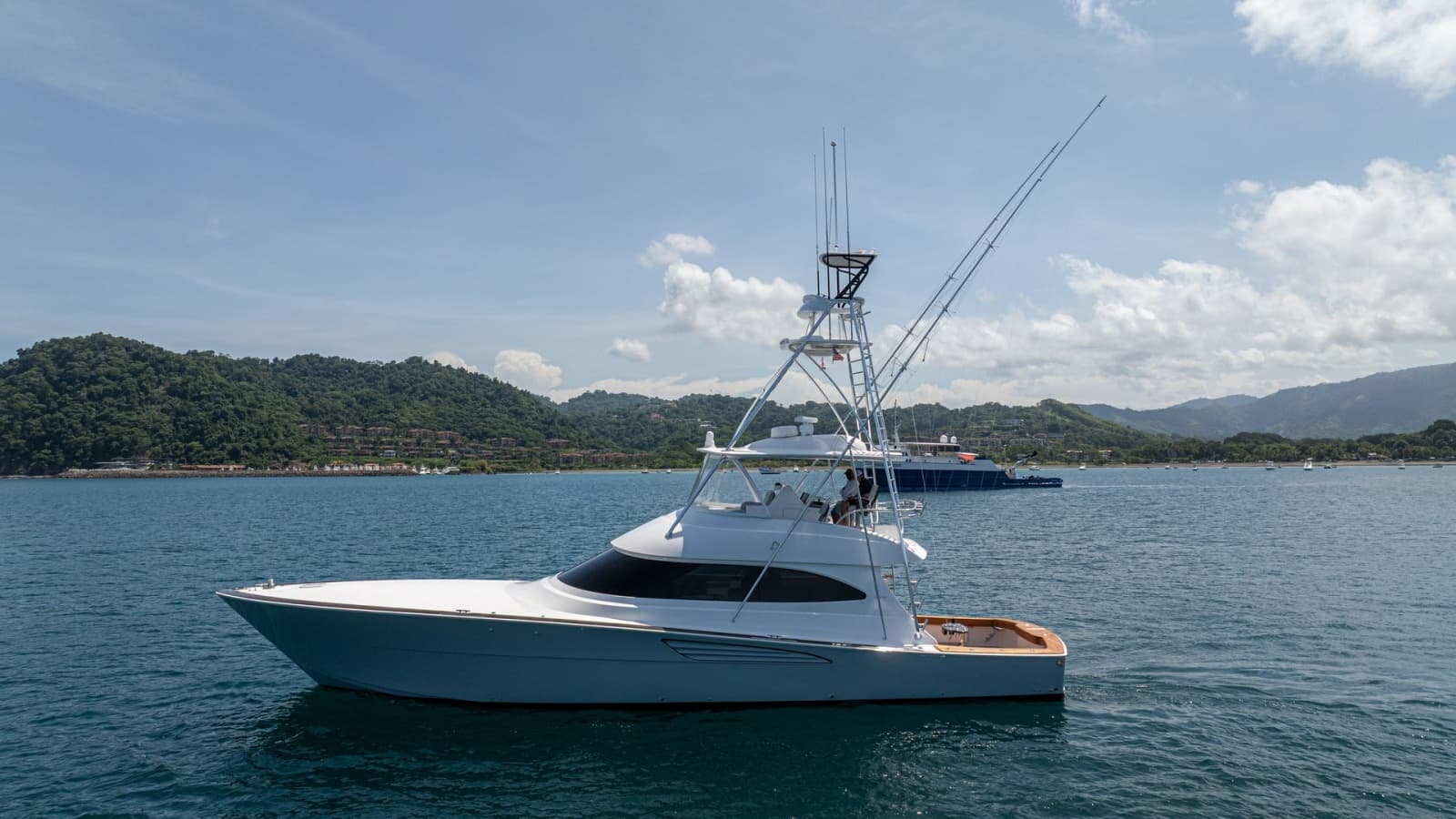 Side Profile of Viking 64 Convertible