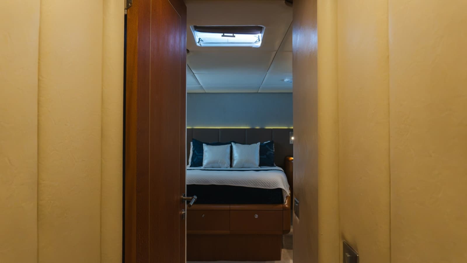 Luxurious Master Stateroom Entrance