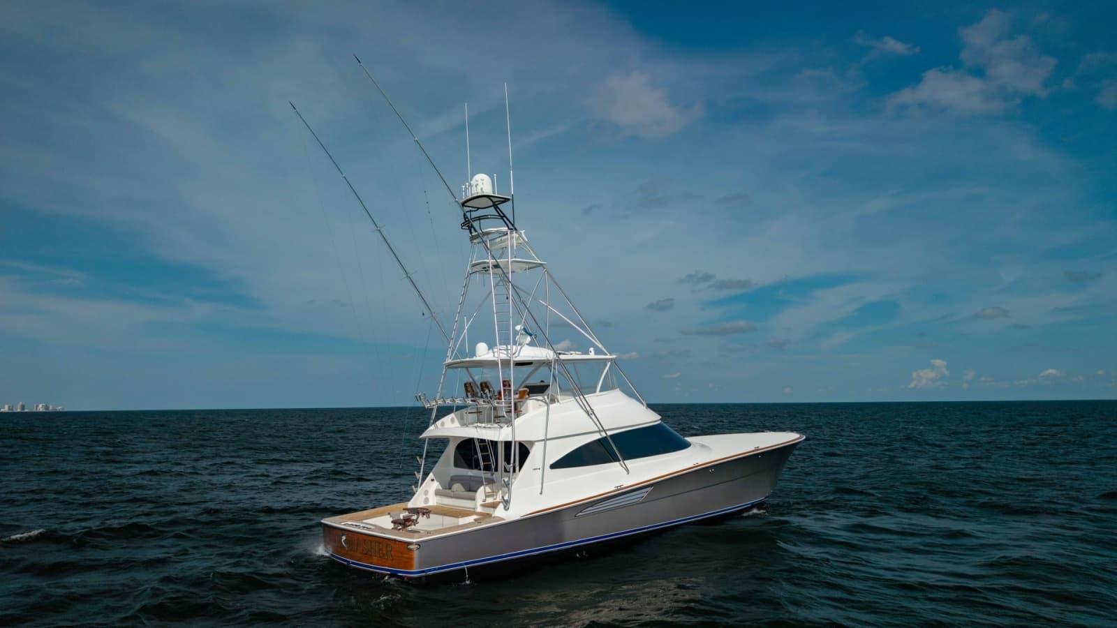 Aerial View of Viking 72 Convertible