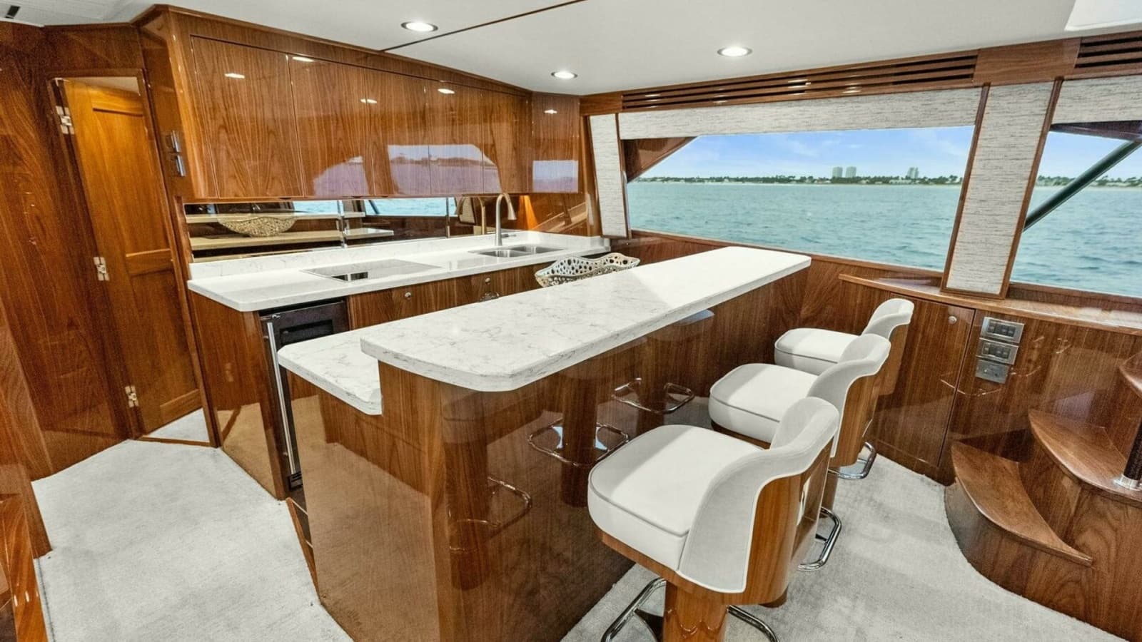 2022 Viking 68 Enclosed Bridge- PIPE DREAM- Galley