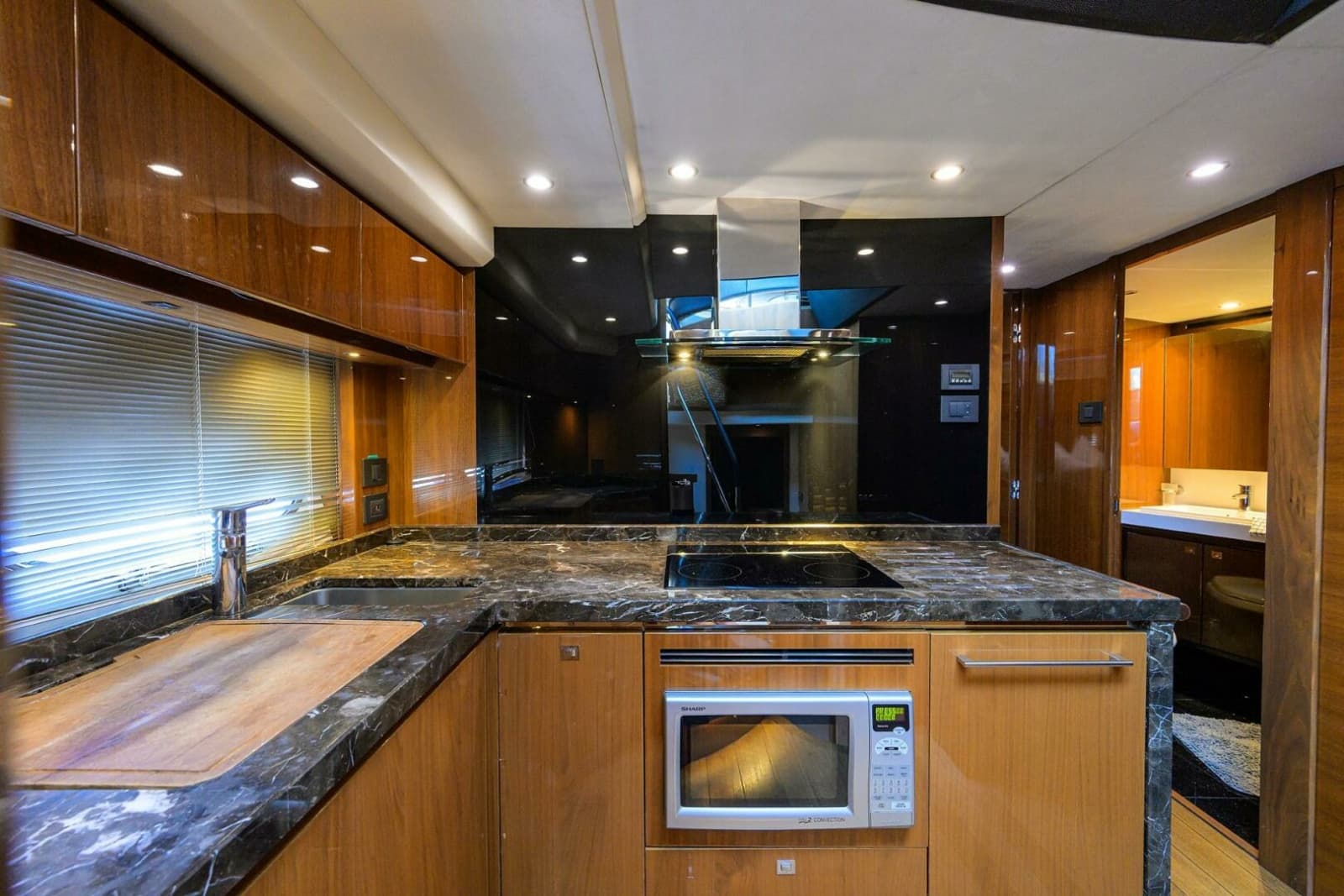 Princess 72 Policy Limits  - Interior Galley