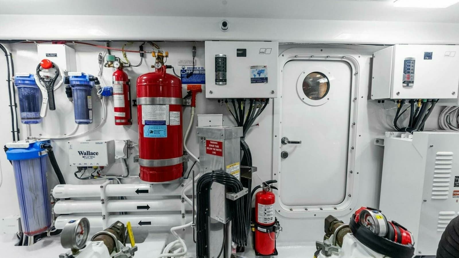2022 Viking 68 Enclosed Bridge- PIPE DREAM- Engine Room