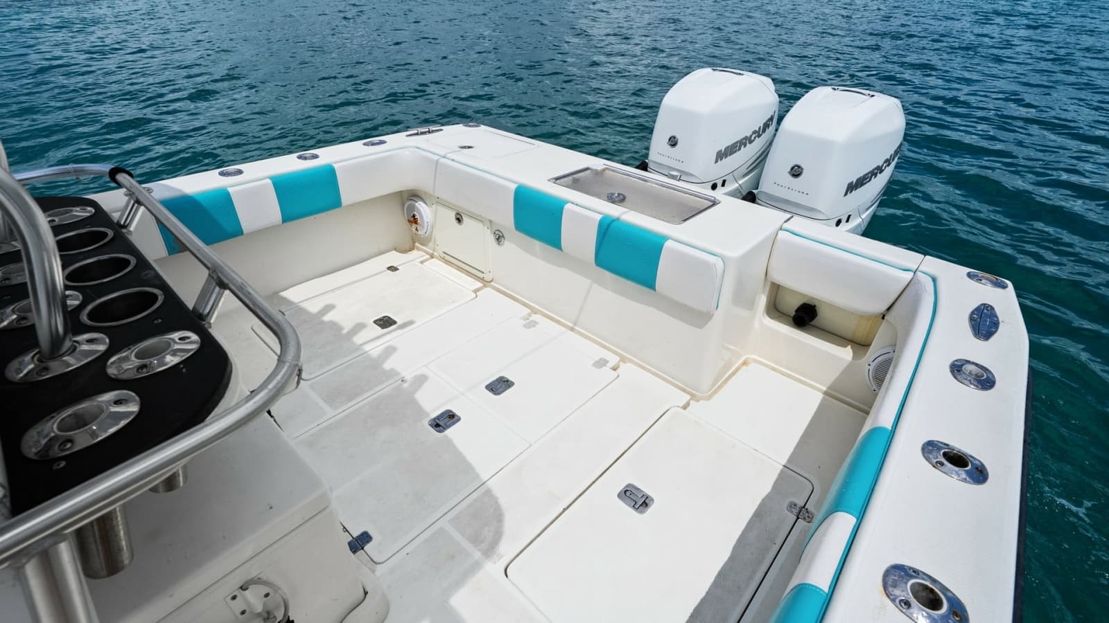 Spacious Aft Deck with Seating