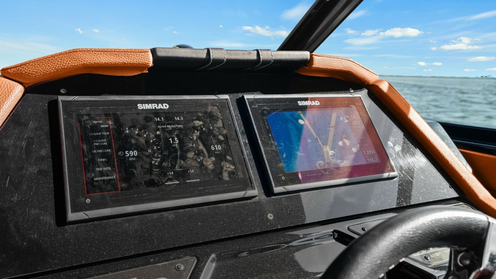 Helm Station with Dual Displays