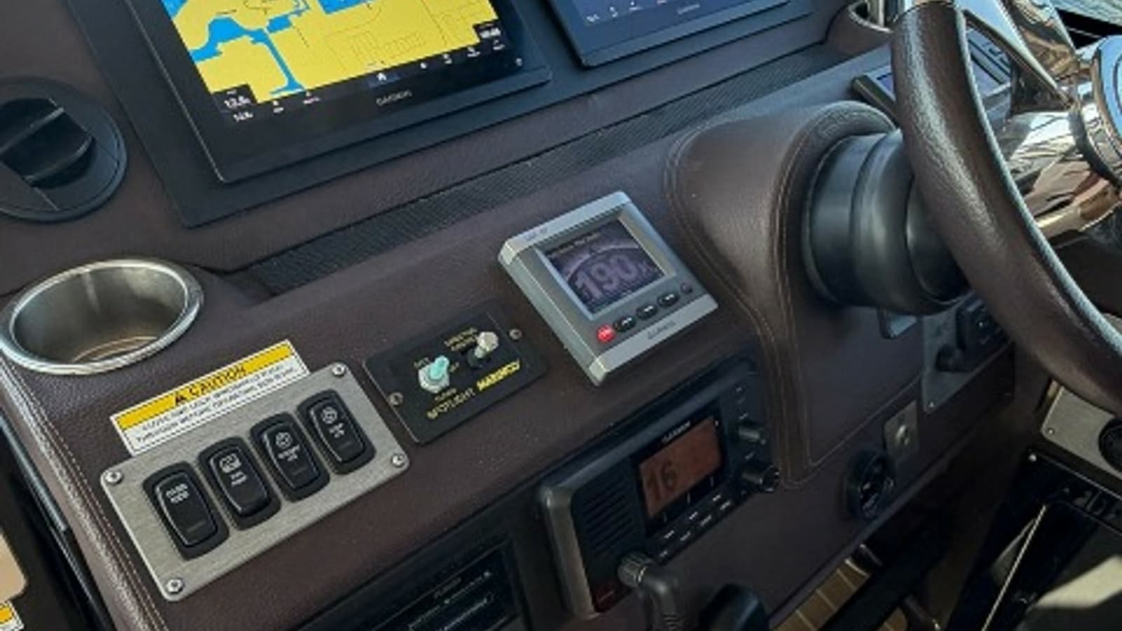 Helm Station with Navigation Displays