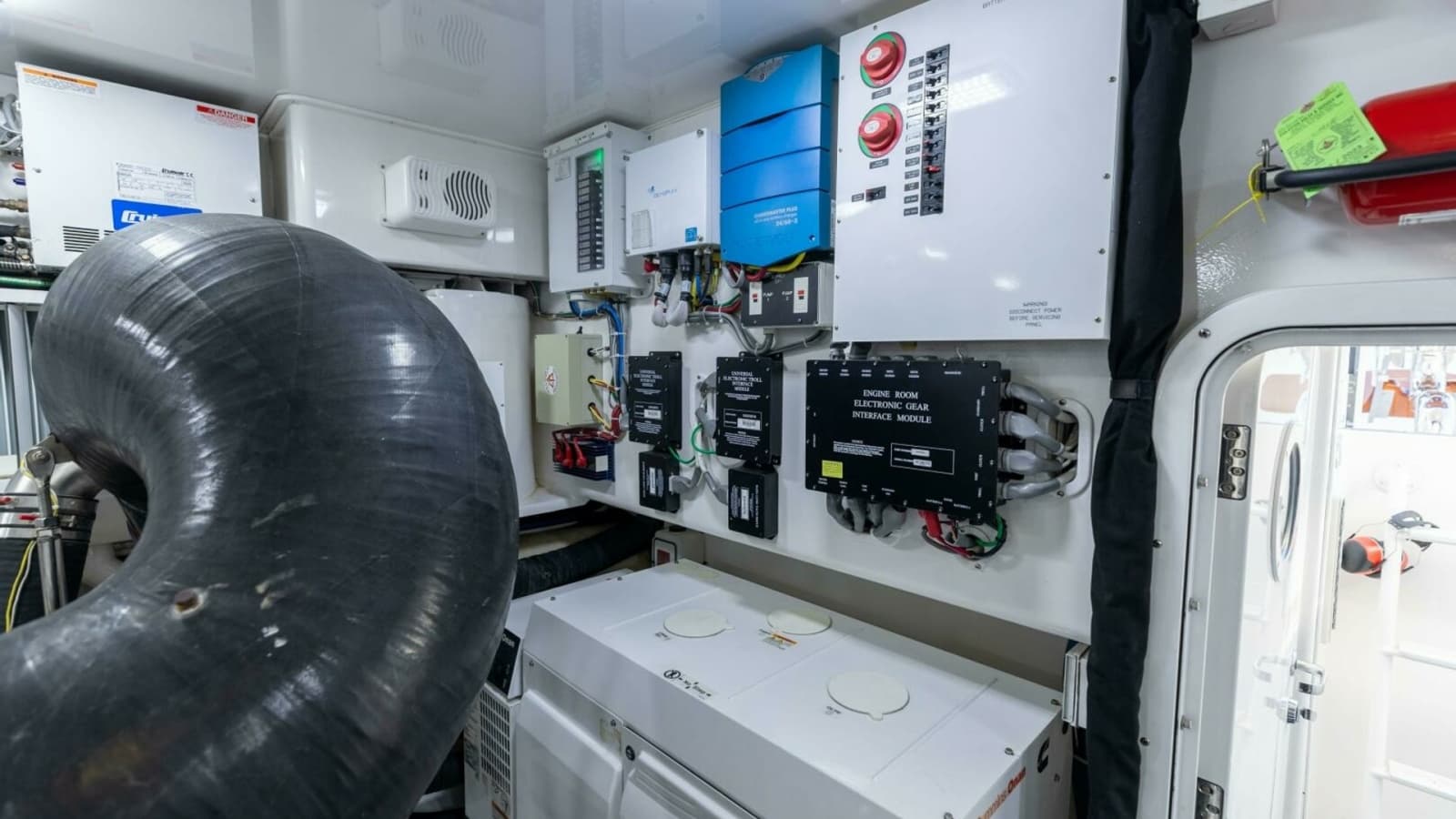 2013 Viking 76 Convertible- REEL FIRE- Engine Room