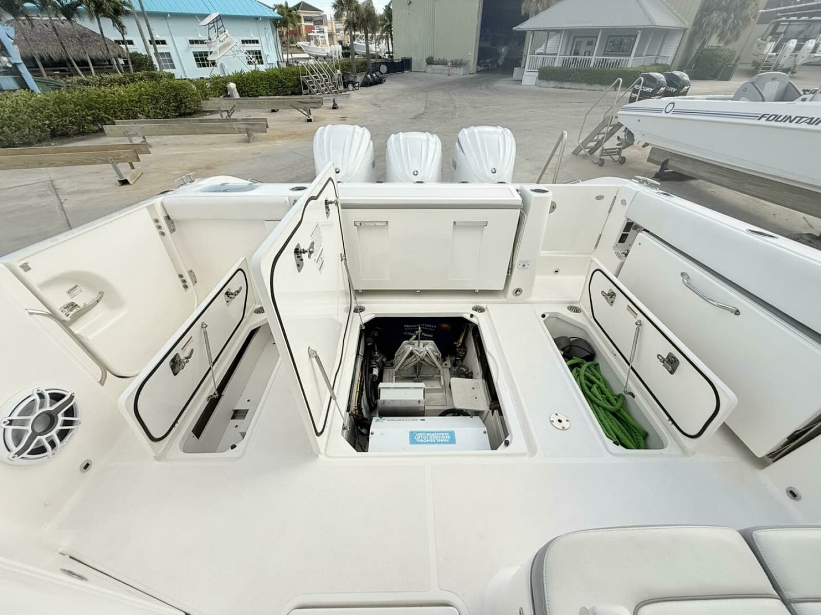 Pursuit 365 DC - SALTY GIRL - Cockpit Storage