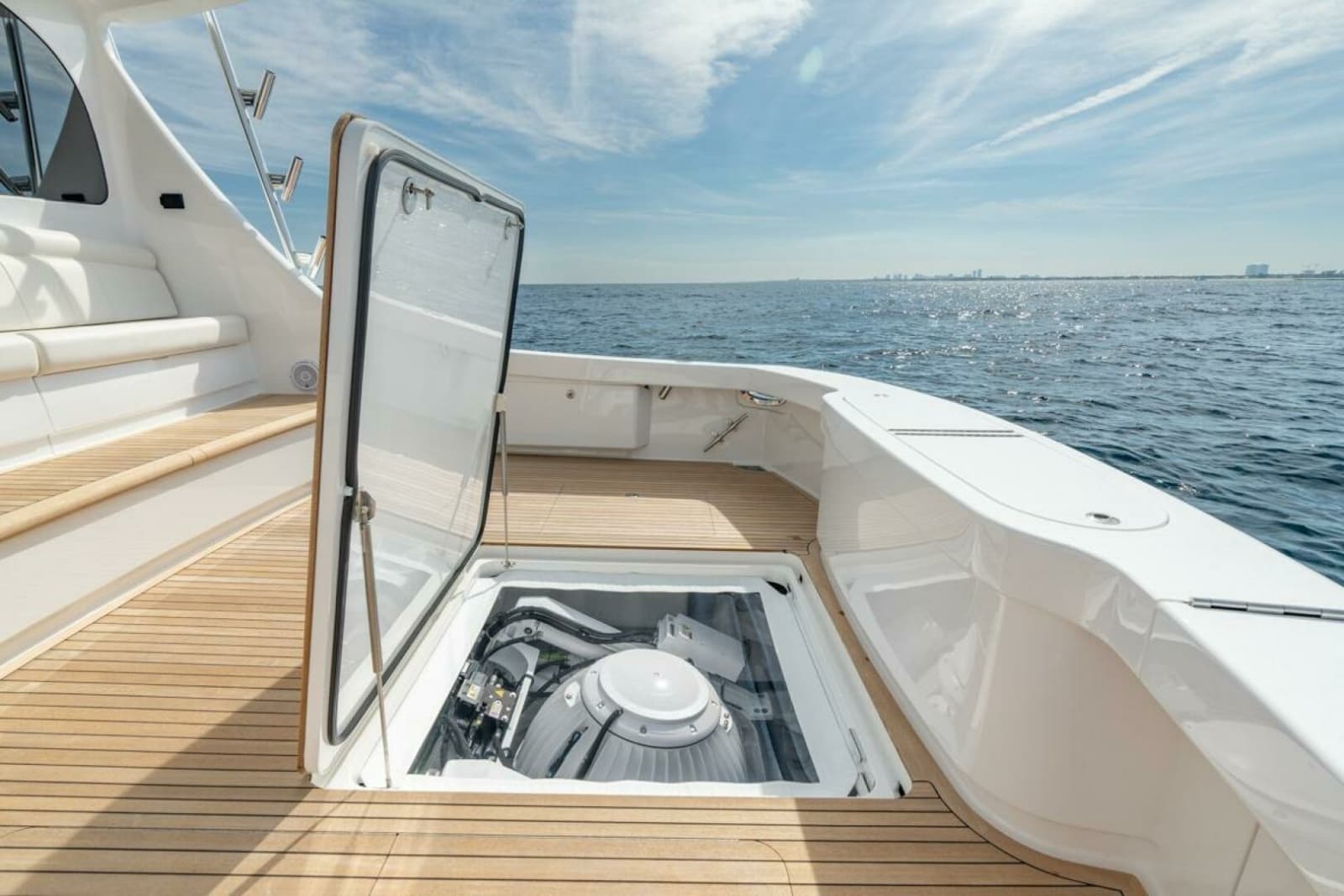 Viking 64 - SeaKeeper in Cockpit