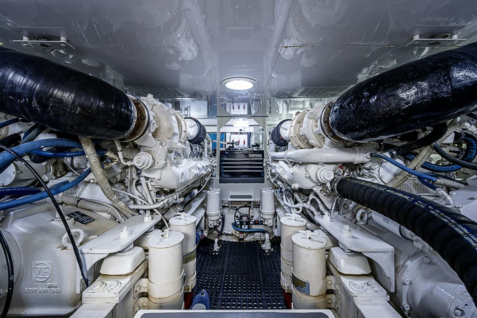 Viking 52 - Catchin Time - Engine Room