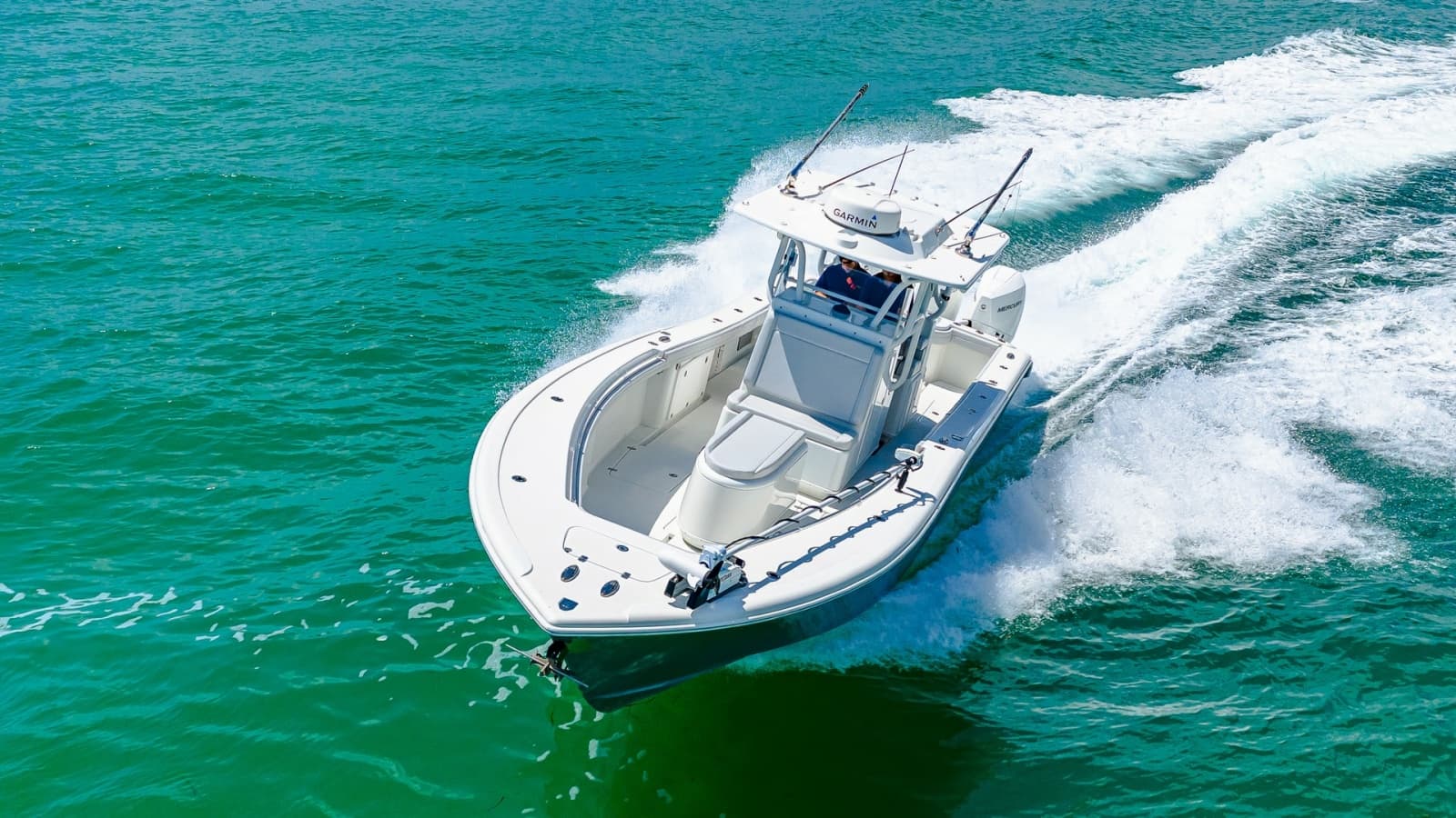 Aerial View of Bow in Motion