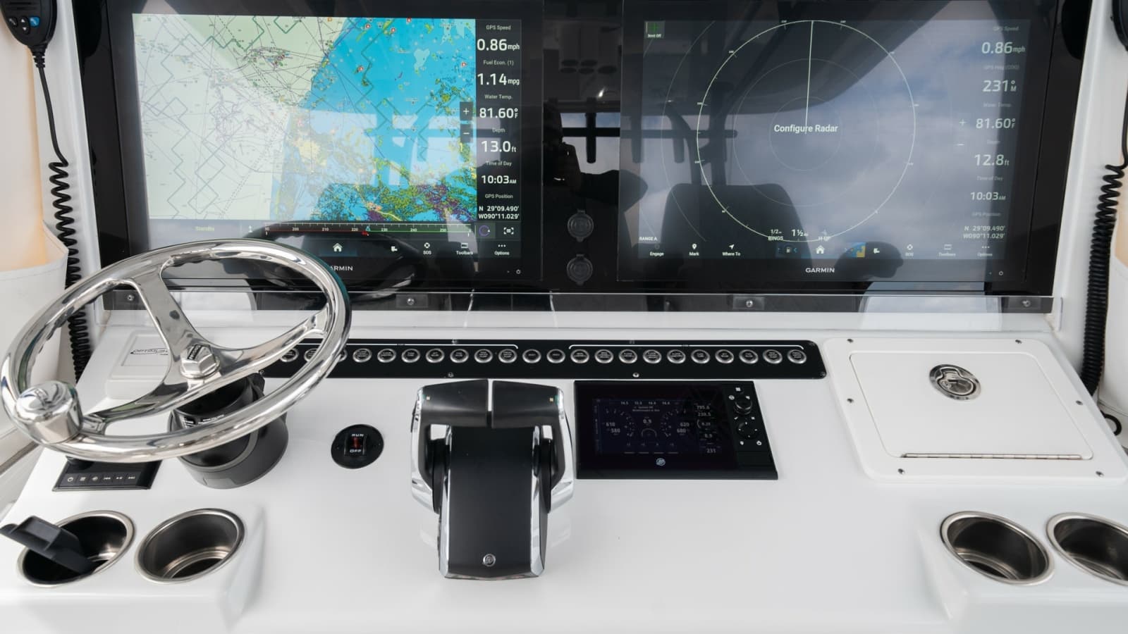 Modern Helm Station with Electronics