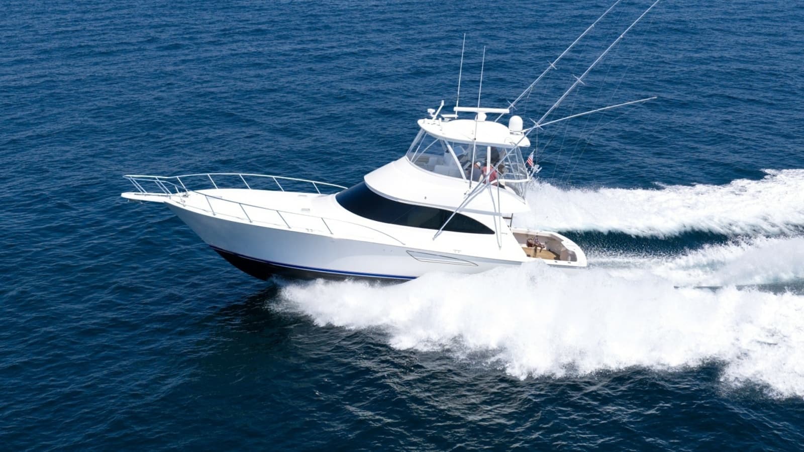 Side Profile of Viking 48 Convertible