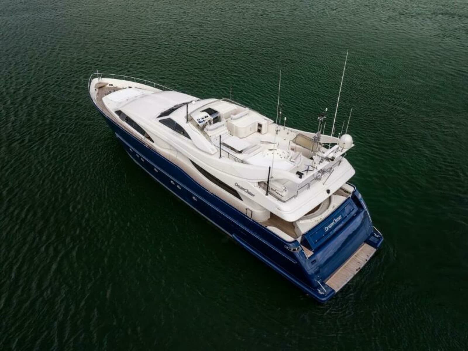 2001 Ferretti 94 Raised Pilothouse - Dreamchaser - Profile