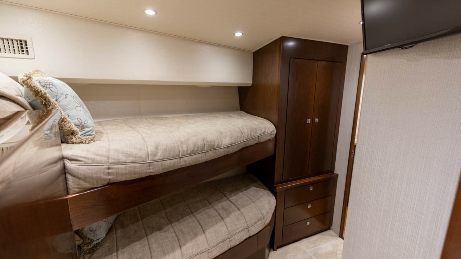 2015 Viking 76 Enclosed Bridge- CHULA- Starboard Stateroom