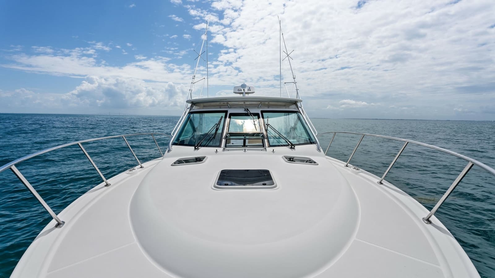 Expansive Foredeck with Hatch