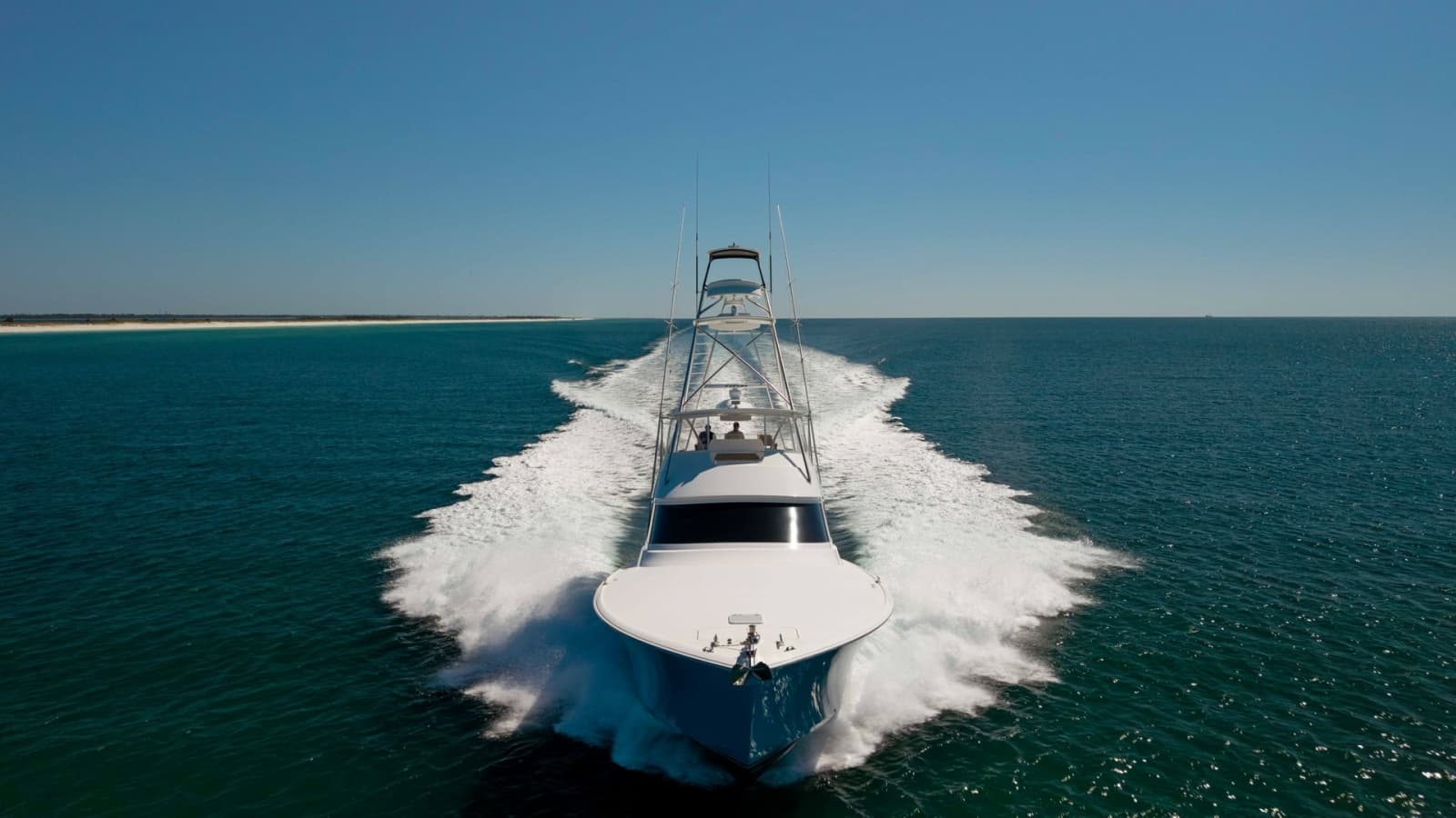 Viking 68 Convertible Bow View