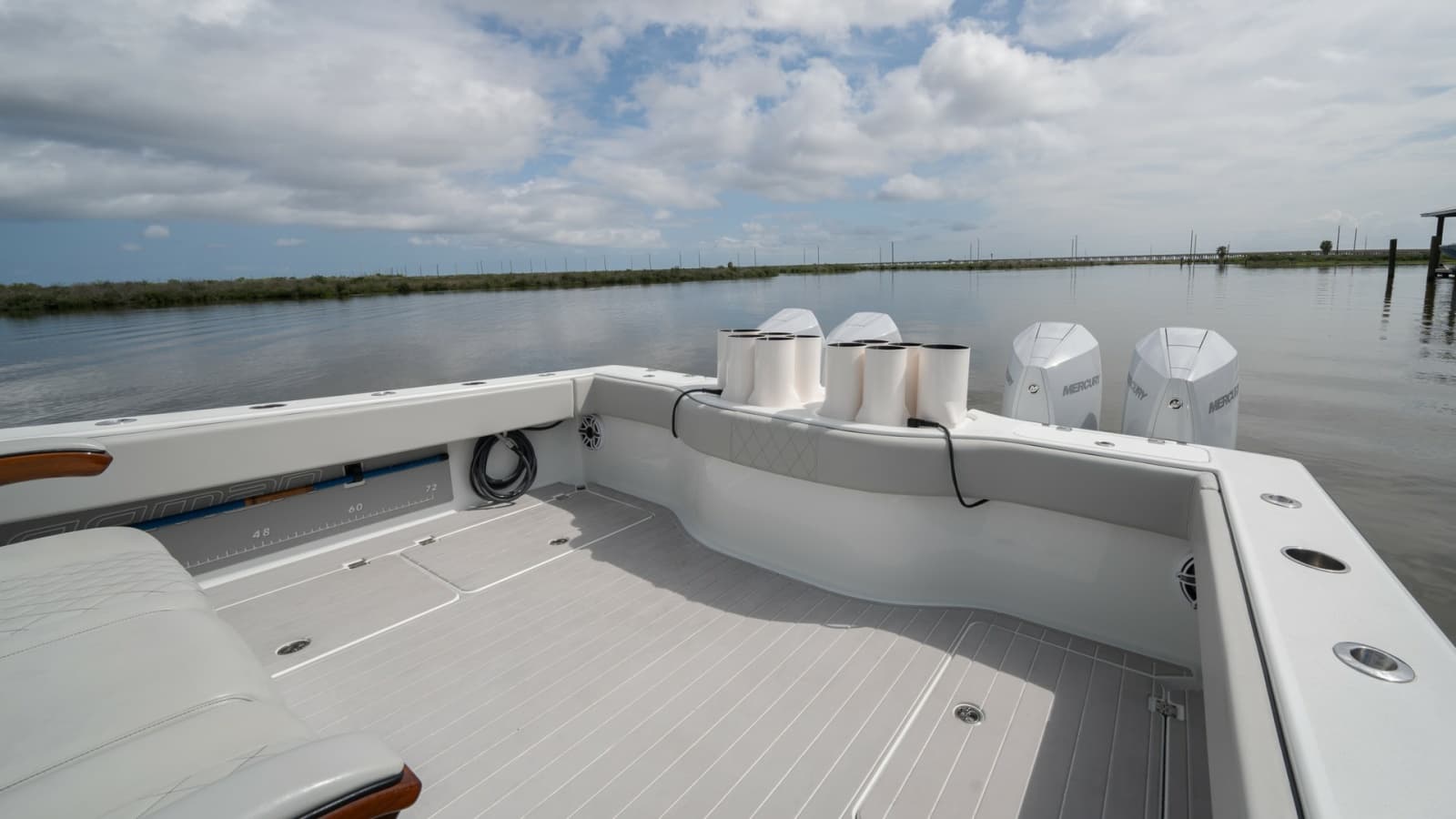 Spacious Aft Deck with Engines