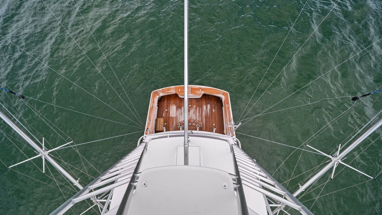 Aerial View of Cockpit and Deck
