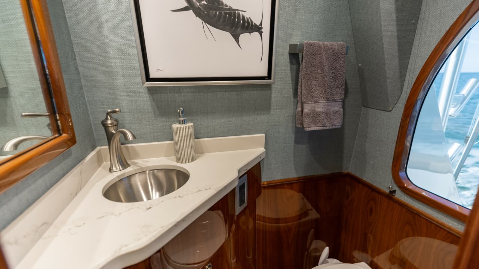 Elegant Yacht Bathroom