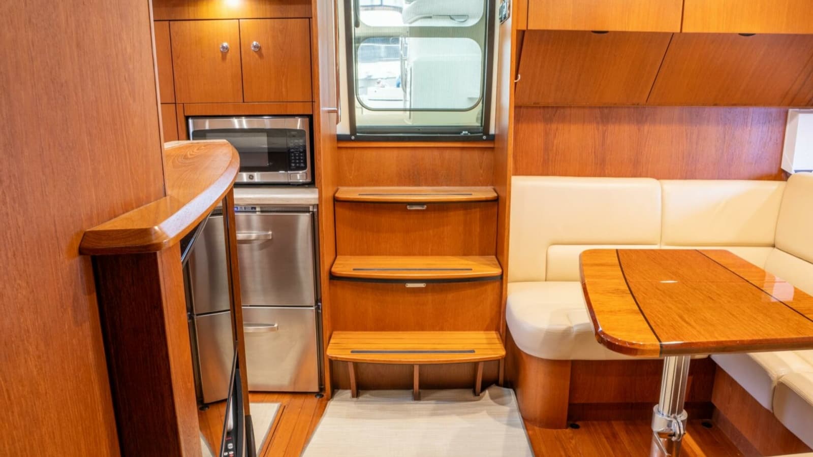 2015 Tiara Yachts 4300 Open "Teddy's Float Too" Salon Entrance, Galley & Dinette