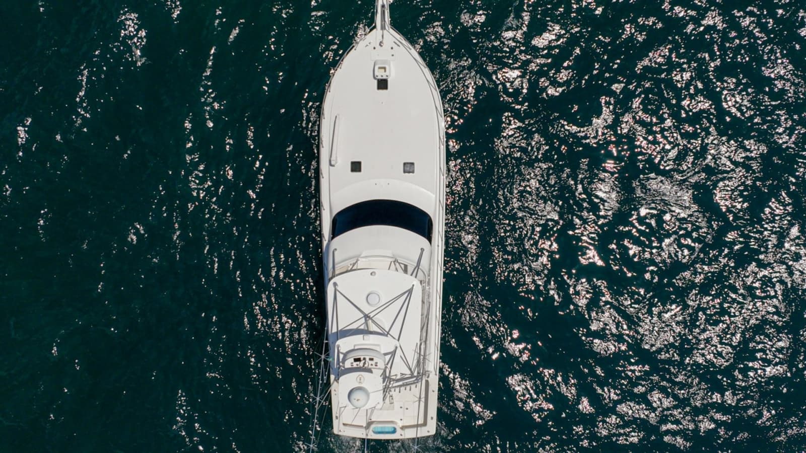 Aerial View of Deck and Flybridge