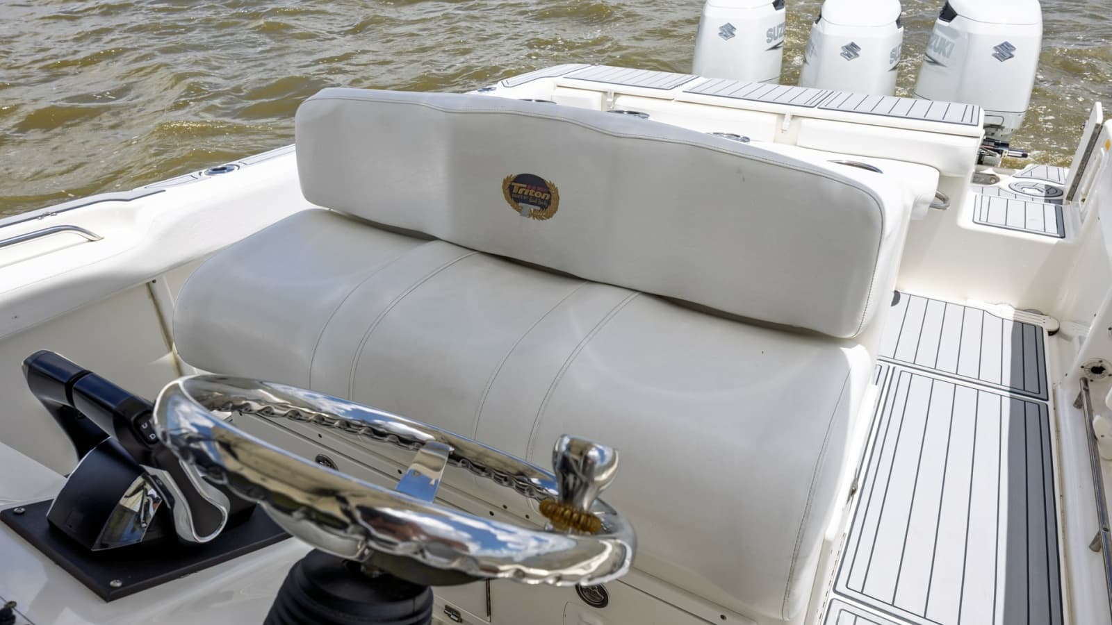 Helm Station with Triple Outboards