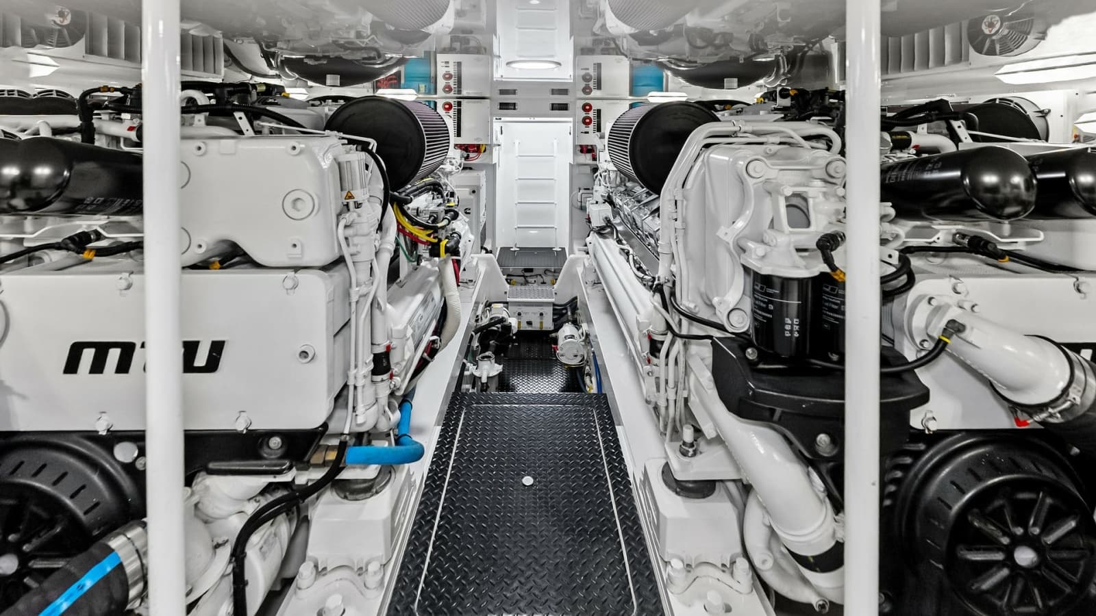 Engine Room with Twin Engines