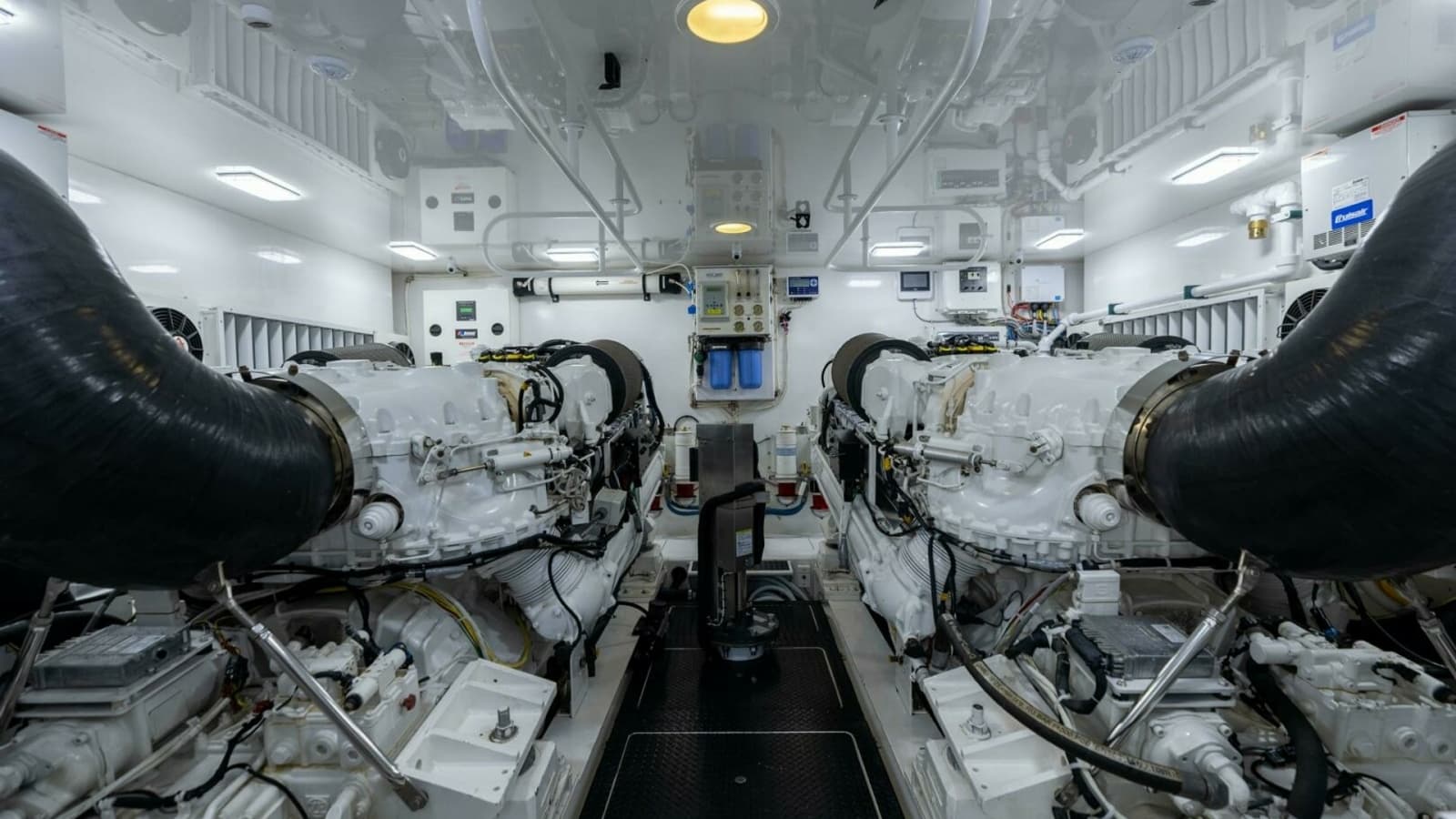 2013 Viking 76 Convertible- REEL FIRE- Engine Room
