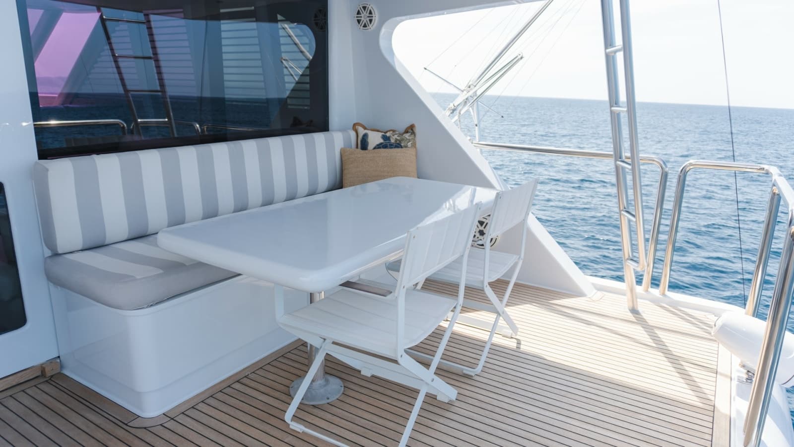 Aft Deck with Dining Area