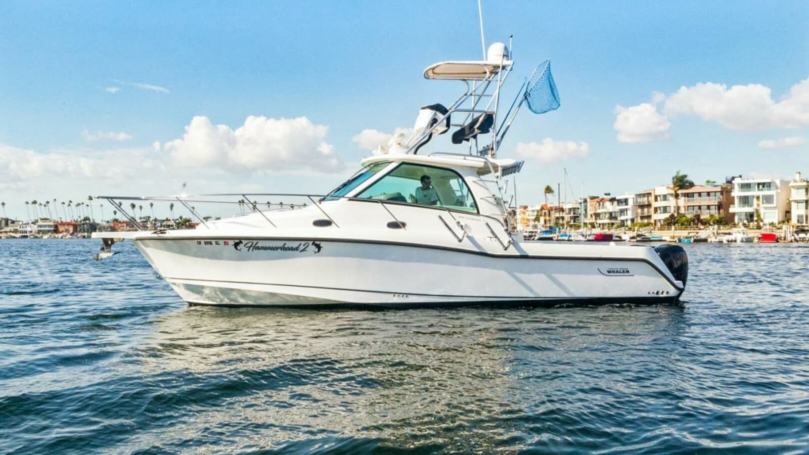 Side Profile of Boston Whaler 34 Outrage