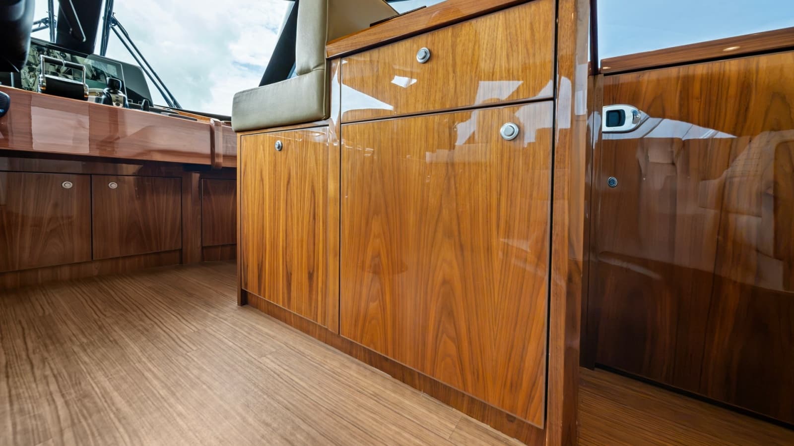 Enclosed Bridge Helm Cabinetry