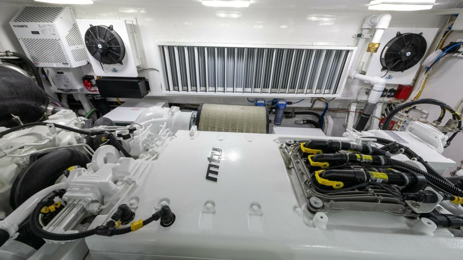 2025 82 Viking Convertible Boujie Engine Room (11)