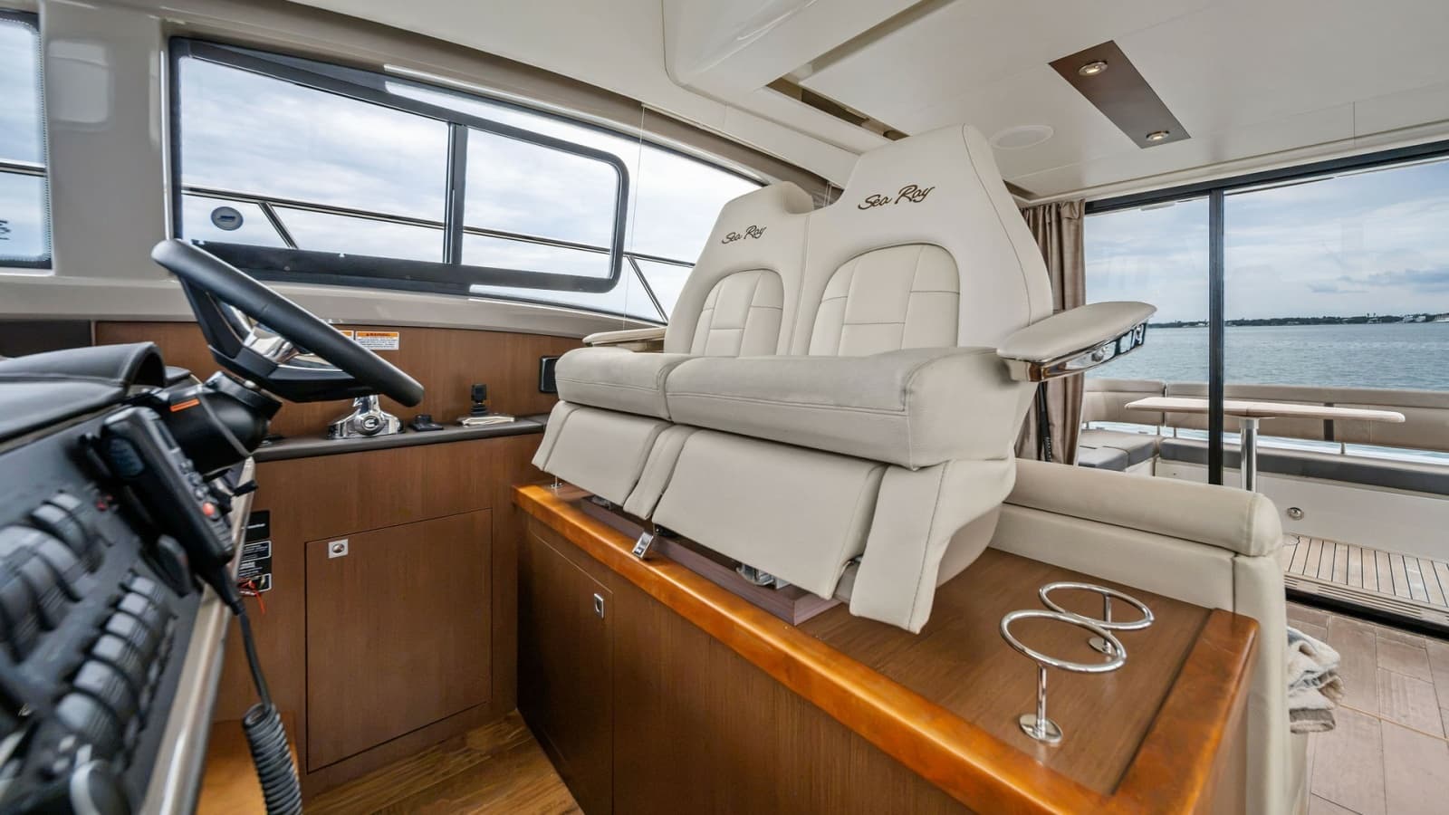 Helm Station with Twin Seating
