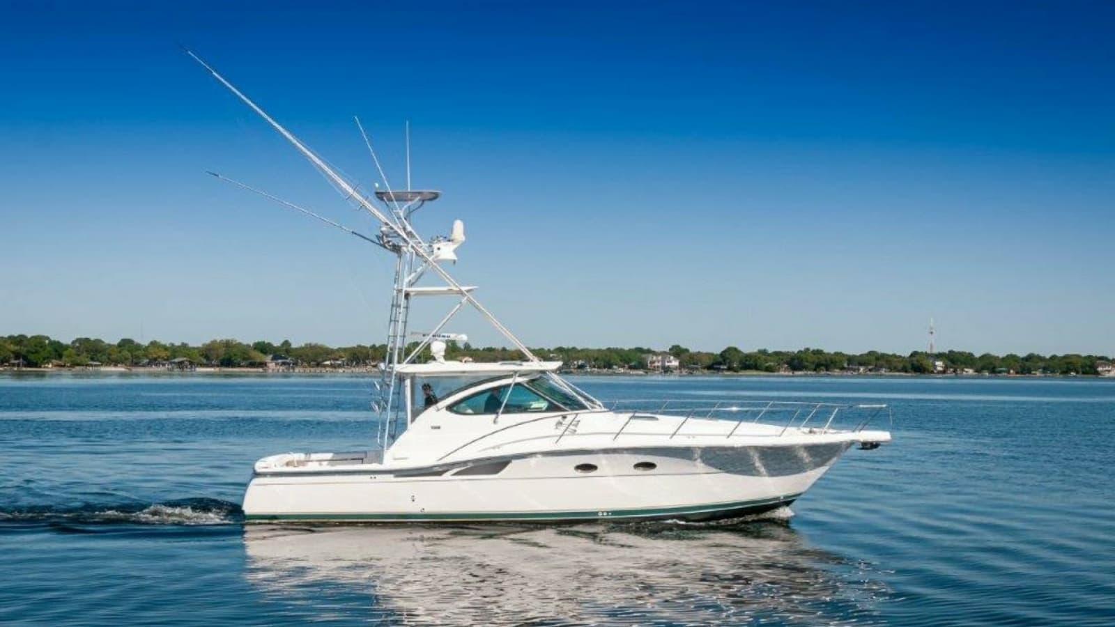 2003 Tiara Yachts 4200 Open Kingfisher Stbd Profile 3