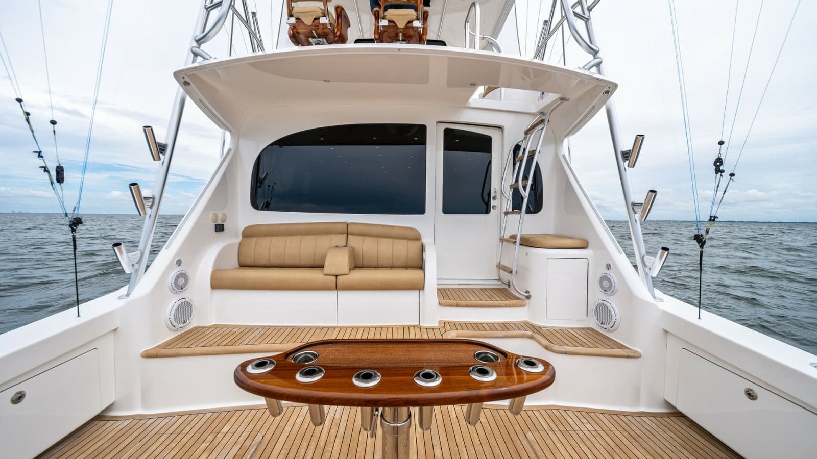 Spacious Aft Deck with Seating