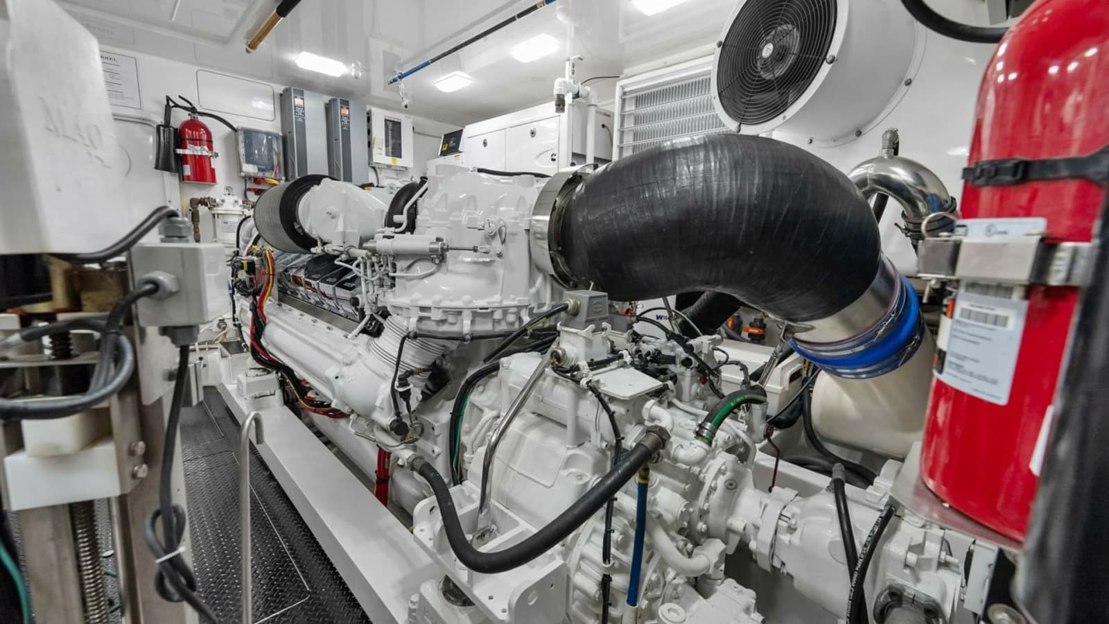 Engine Room with Twin Engines