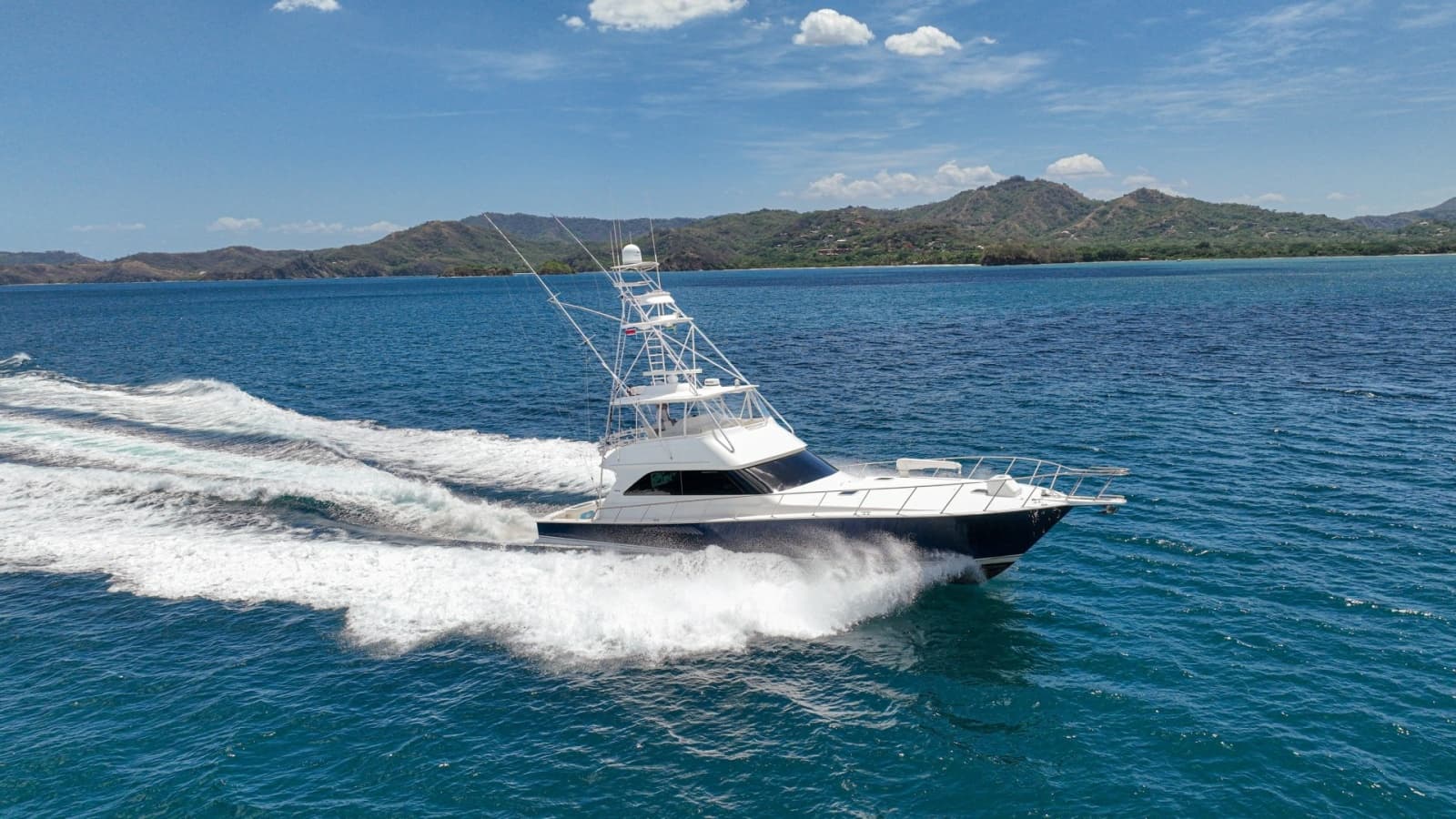 Aerial View of Viking 61 Convertible