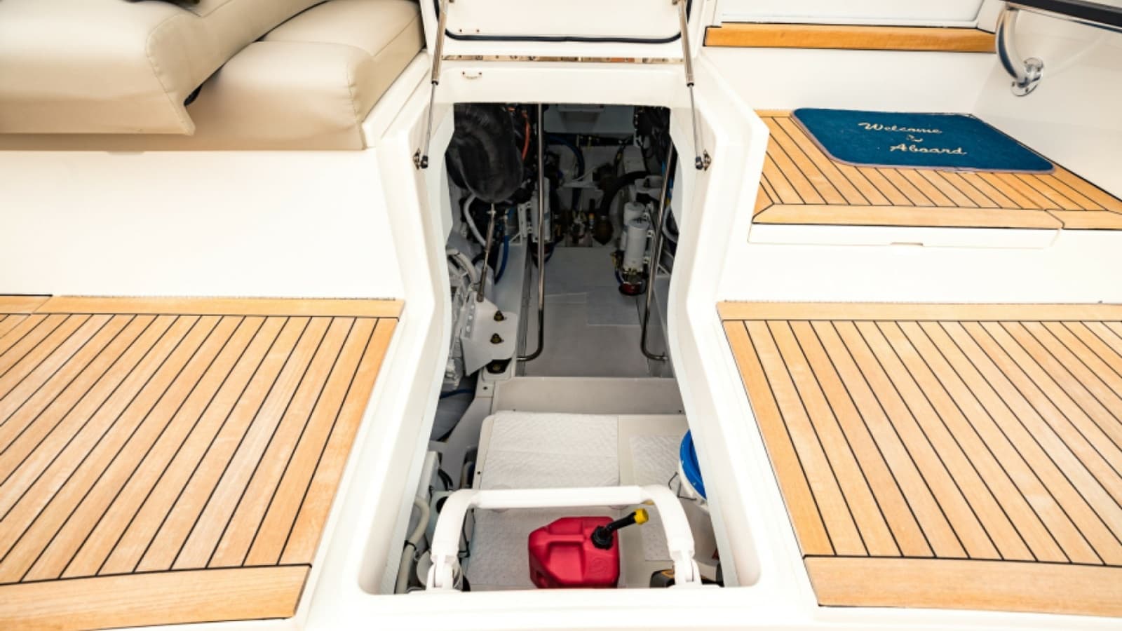 2020 Bertram 61 Convertible "SINE METU" - Engine Access Hatch