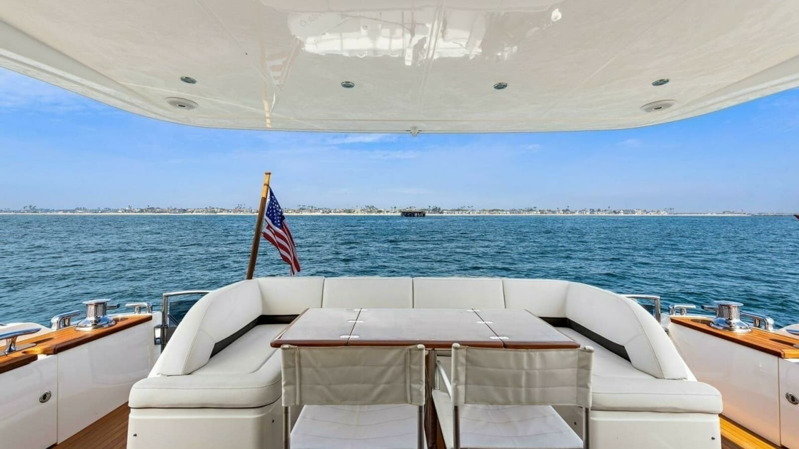 2015 Princess 72 Motor Yacht "LA-Z-BUOY" Aft Deck View