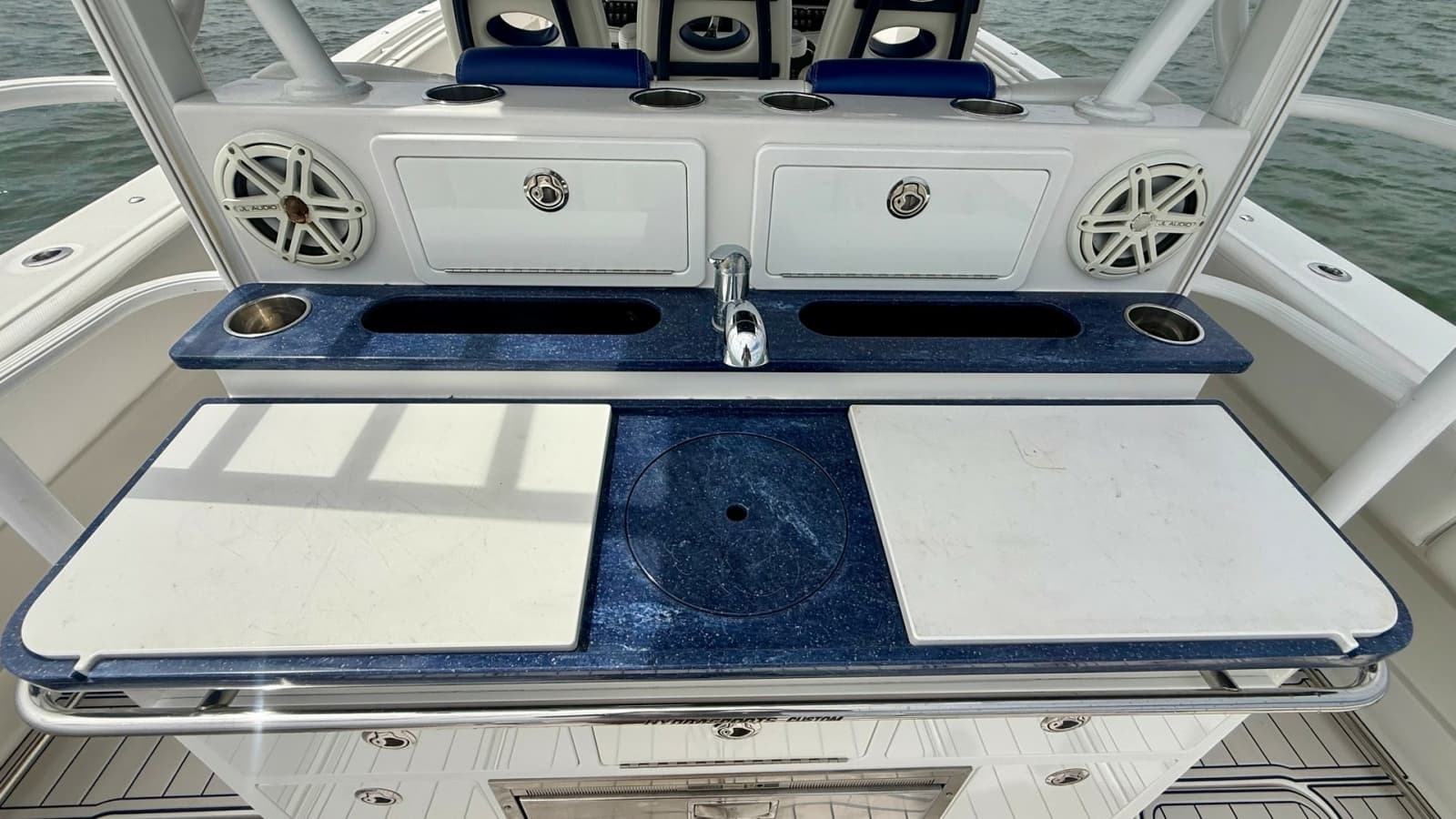 Cockpit Galley with Cutting Boards