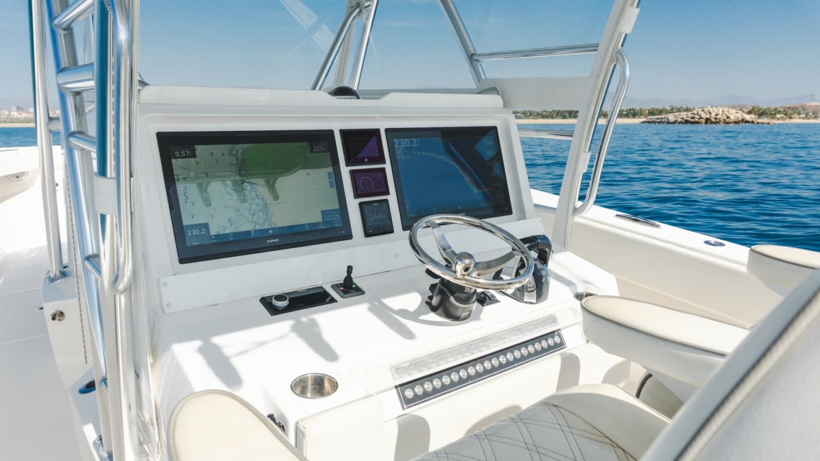 Helm Station with Dual Displays