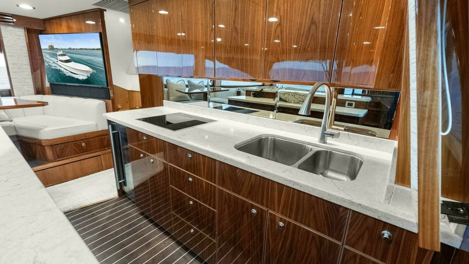 2022 Viking 68 Enclosed Bridge- PIPE DREAM- Galley