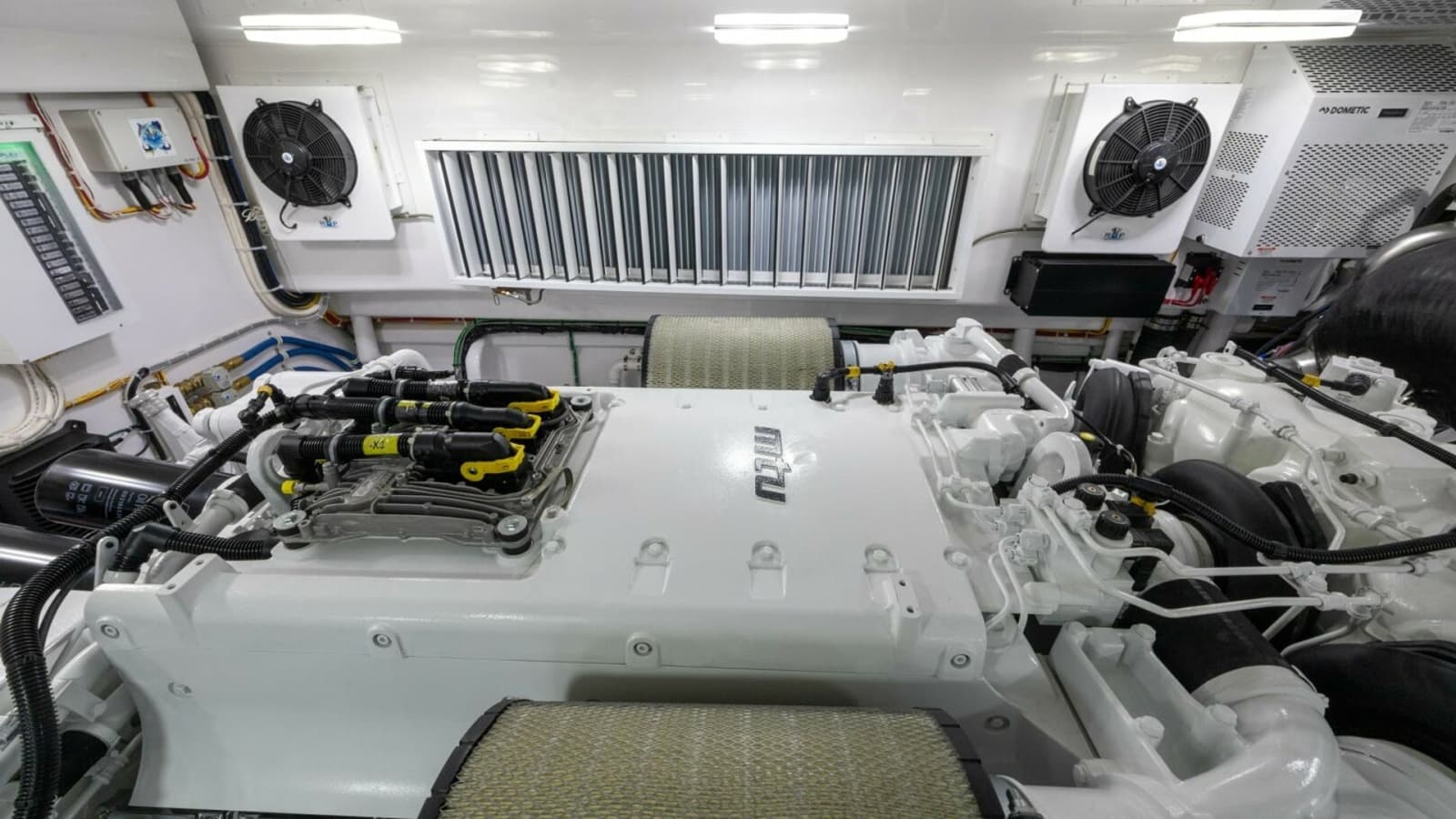 2025 82 Viking Convertible Boujie Engine Room (10)