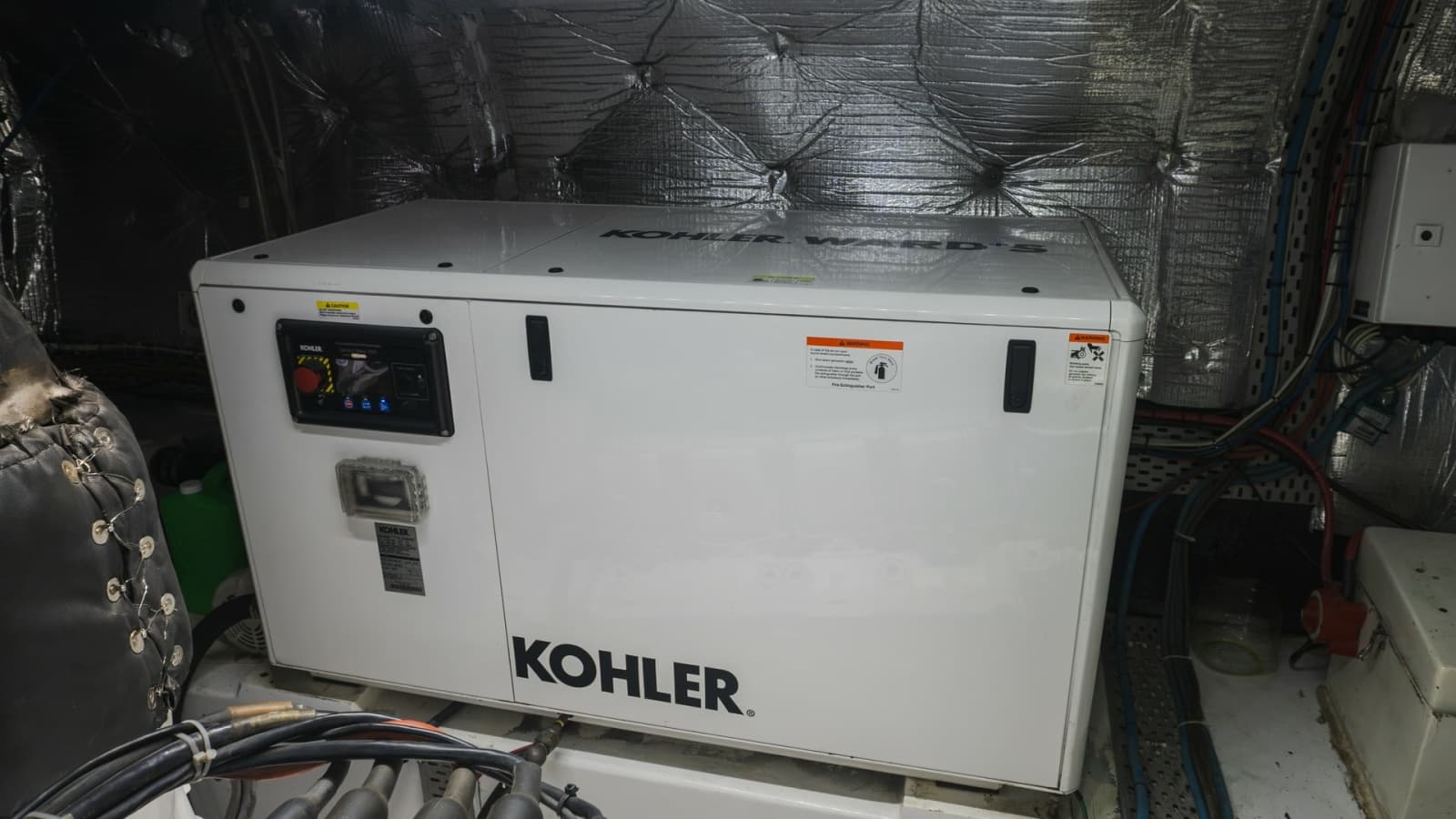 Engine Room with Kohler Generator