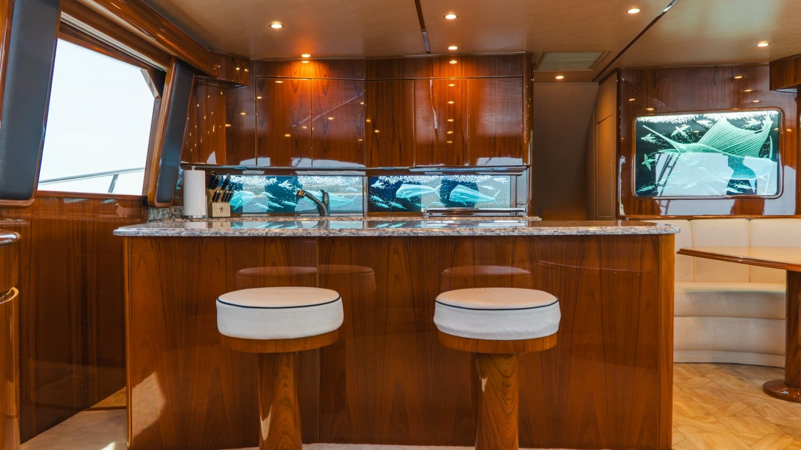 Galley with Breakfast Bar Seating