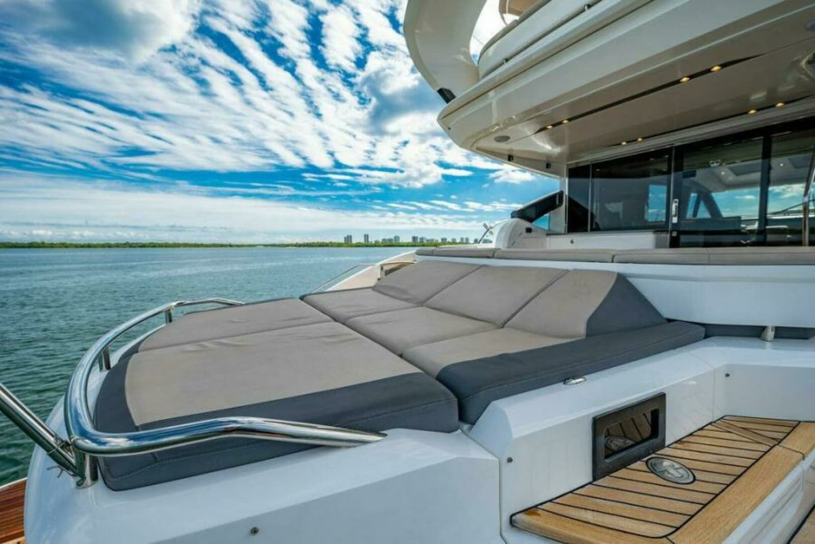 Princess 65 - Aft Deck Sun Pad