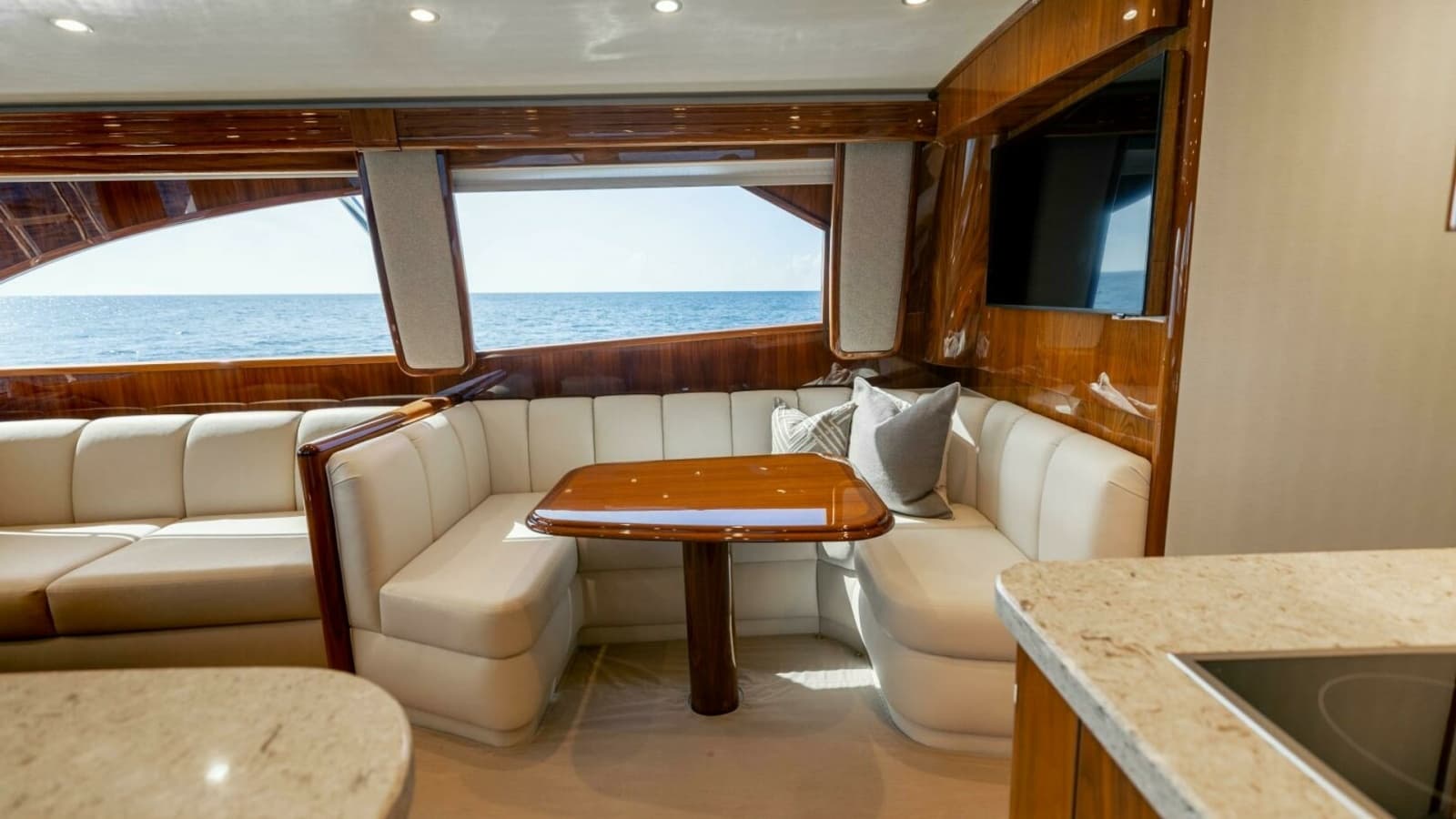 2018 Viking 62 Convertible- Da'Grits- Dinette