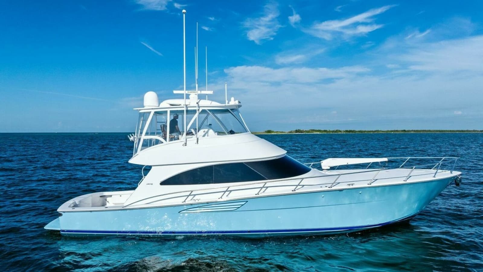 Side Profile of Viking 58 Convertible