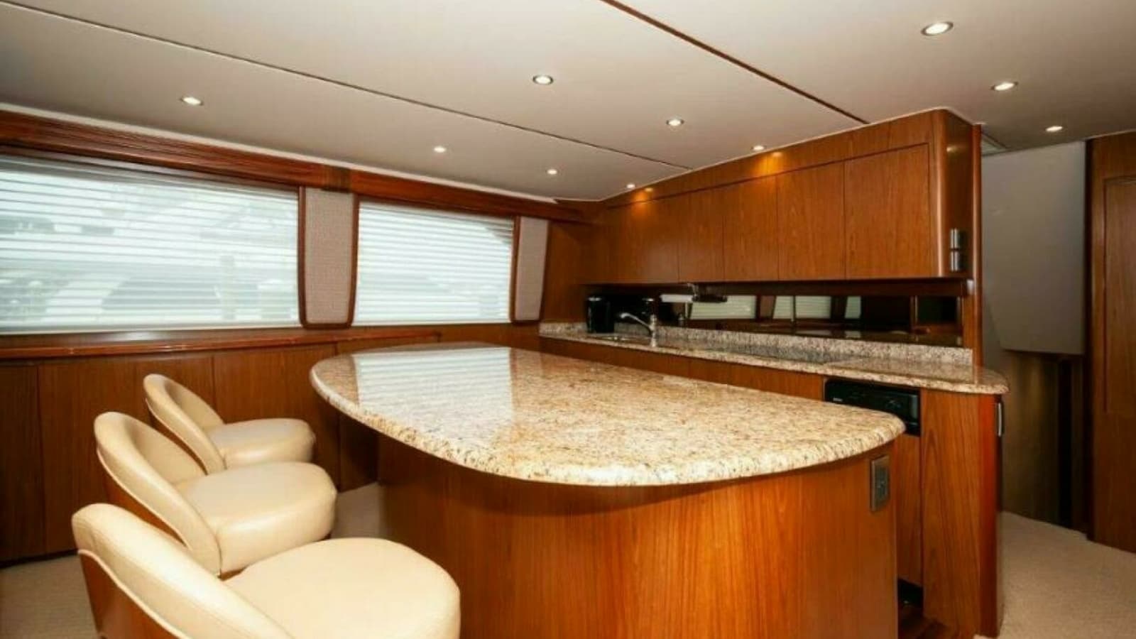 2012 76 Viking Sky Bridge Barefoot Drive Galley (7)