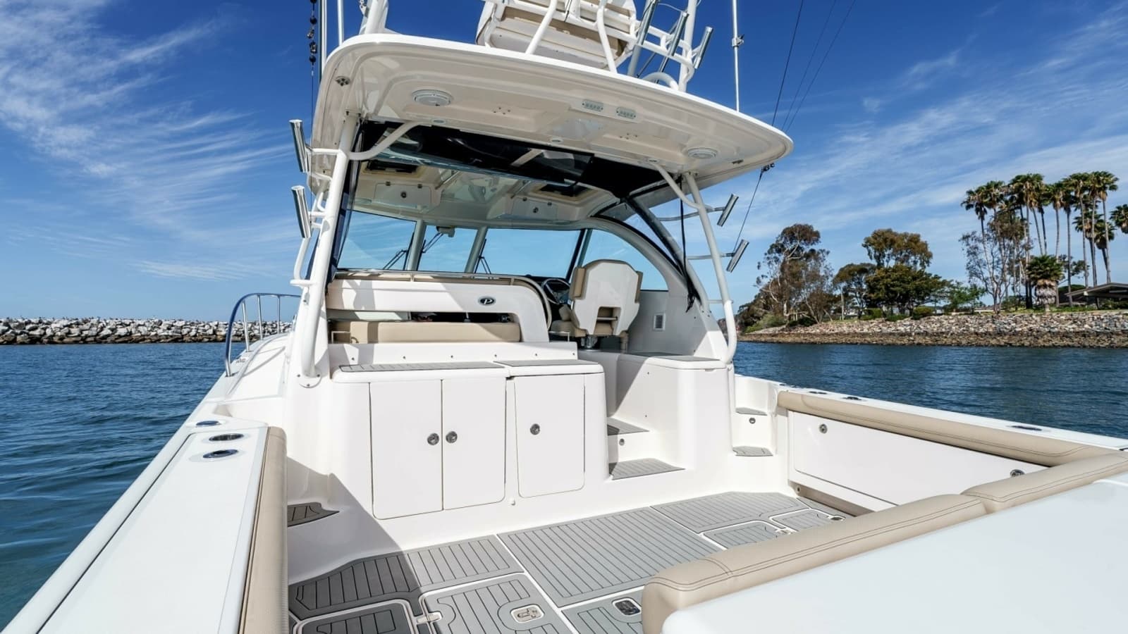 2018 Pursuit 385 Offshore "TAG TEAM" - Spacious Aft Deck with Helm View